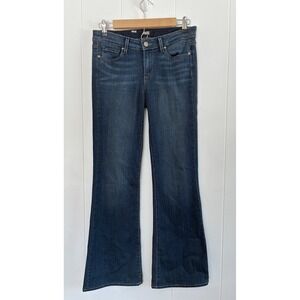 Paige Skyline Boot Petite Dark Wash Denim Jeans Women Size 25